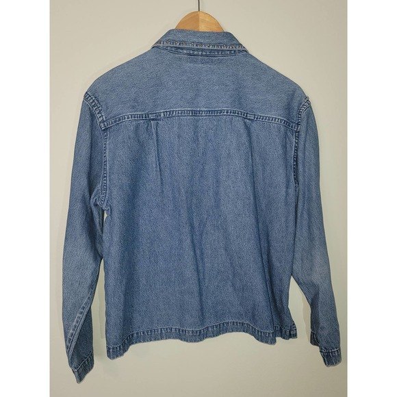 Vintage Dress Barn Appliqued Animals Denim Zip Jacket - Picture 3 of 3